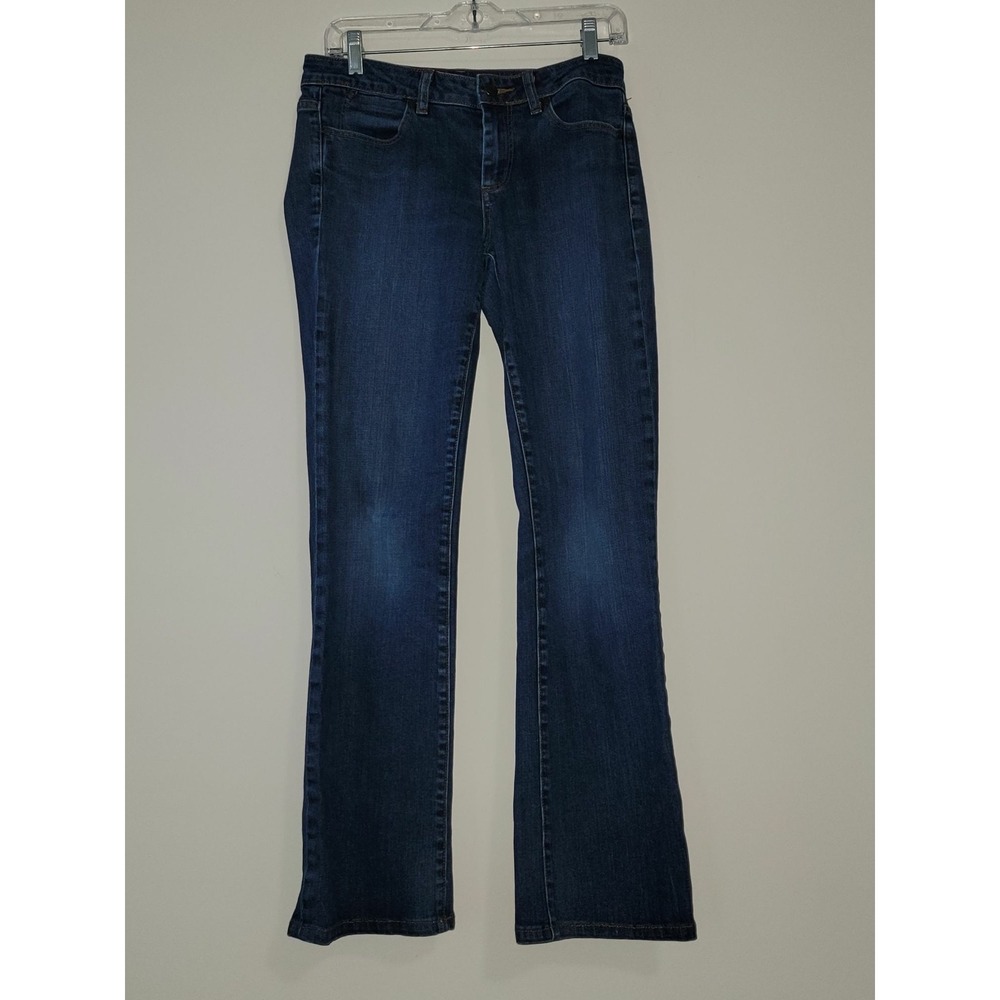 Talbots Womens Curvy Boot Jeans Dark‎ Wash Size 4L 27